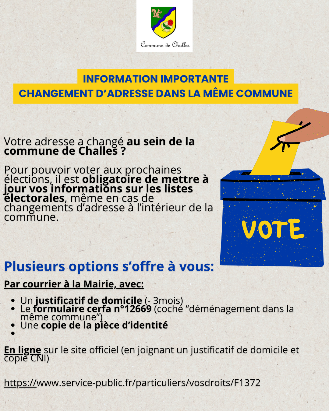 Blue Yellow Election Literacy Campaign Instagram Post 1