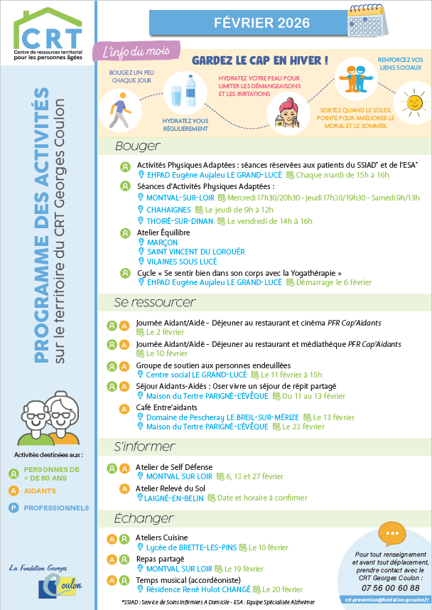 CRT programme février 2026