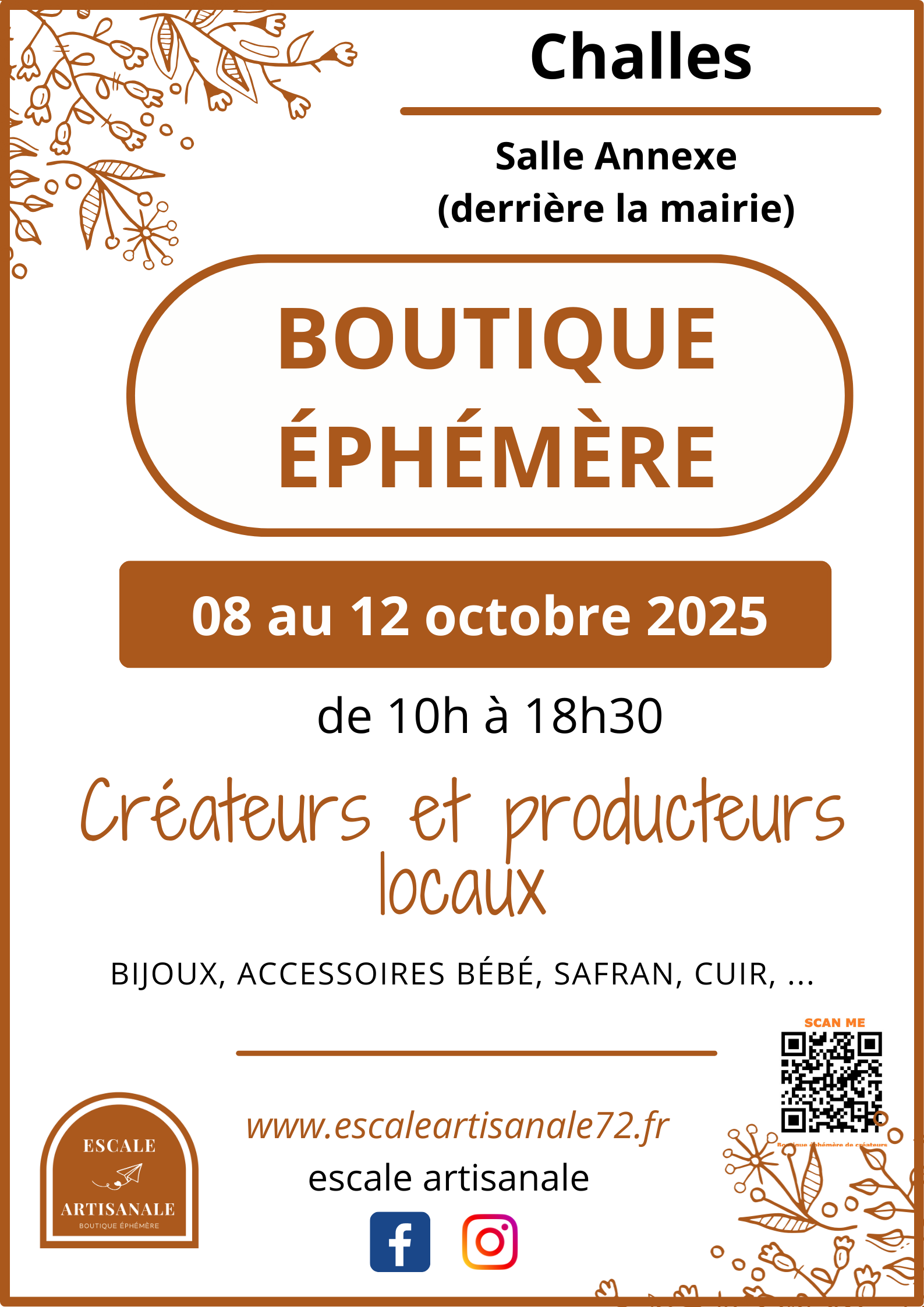 affiche boutique Challes